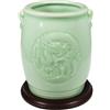Wrapables Gifts & Décor 4.5 inch Chinese Dragon & Phoenix Ceramic Vase Vaso, Altro, Verde