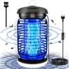 seenlast Lampada Antizanzare Elettrica, Lampada Zanzare 15W 4200V UV Zanzariera Elettrica Impermeabile IPX4, Uccidi Trappola Insetticida Zanzare per Giardino Interno Esterno (Con Gancio e Led Luce)