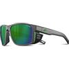 Julbo Scudo Occhiali da Sole, Grigio/Verde, Taglia Unica Uomo