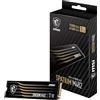 MSI SPATIUM M482 SSD 1TB - Unità SSD interna PCIe 4.0 NVMe M.2, 7200 MB/s in lettura e 6100 MB/s in scrittura, 3D NAND, sicurezza dei dati integrata, Center - (600 TBW)