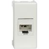 FANTON 23713-37 Presa dati RJ45 UTP 180° cat.6 crimpaggio senza utensile con adattatore per placche e supporti GEWISS SYSTEM