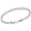 Swarovski Braccialetto Angelic, bianco, Placcatura rodio