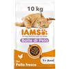 IAMS Anti-Hairball cibo secco per Gatti - Alimento secco per ridurre i boli di pelo per Gatti da 1 anno, 10 kg
