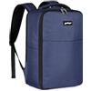 YOKGO Zaino Ryanair 40x20x25 da Viaggio,Aereo Bagaglio a Mano Piccolo Borsa da Cabina 20L,14,4" Pollici Zaino Porta PC Donna Uomo per Scuola Lavoro Trekking Blu