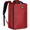 YOKGO Zaino Ryanair 40x20x25 da Viaggio Aereo,Bagaglio a Mano Piccolo Borsa da Cabina 20L,14,4" Pollici Zaino Porta PC per Scuola Lavoro Trekking Rosso Scuro