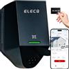 ELECQ wallbox 7,4 kw tipo 2 wifi Monofase Caricabatterie EV | OCPP RFID | Ricarica solare fotovoltaico | Bilanciamento dinamico del carico| Stazione di ricarica domestica per veicoli elettrici Smart.