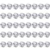 QUARKZMAN 40pz Spacer in Alluminio 5mm Foro x 10mm Od x 5mm Lunghezza Boccola di Supporto per Vite Distanziatore in Metallo Rotondo con Finitura Semplice per Viti M5, Bulloni e Aste