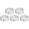 PATIKIL Distanziali Acciaio Inossidabile M8, 5Pz Rondelle Metallici Guarnizione Acciaio Inossidabile 8,2mm ID x 12mm OD x 5mm L Rotondo Distanziatori Kit Viti da 5/16" o M8