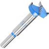 PATIKIL 26mm Forstner Punte per Trapano, 1pz Foro Sega Coclea Apri Tungsteno Carburo per Legno Cerniera Lavorazione Legno Foro Foratura, Blu Grigio