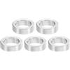 PATIKIL Distanziali Acciaio Inossidabile M8, 5Pz Rondelle Metallici Guarnizione Acciaio Inossidabile 8,2mm ID x 12mm OD x 4mm L Rotondo Distanziatori Kit Viti da 5/16" o M8