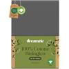 Dreamzie - 100% Cotone Biologico - Federe Cuscino Letto 40x60 cm Cotone Biologico - Set da 2 - Antracite - Federe Cuscino Letto 40x60 con Zip - Oeko-Tex