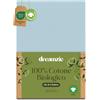 Dreamzie - 100% Cotone Biologico - Federe Cuscino Letto 40x70 cm Cotone Biologico - Set da 2 - Blu - Federe Cuscino Letto 40x70 con Zip - Oeko-Tex