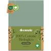 Dreamzie - 100% Cotone Biologico - Federe Cuscino Letto 40x60 cm Cotone Biologico - Set da 2 - Verde - Federe Cuscino Letto 40x60 con Zip - Oeko-Tex