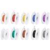 QUARKZMAN 30 Calibro Silicone Filo Elettrico 30AWG Cavo Elettrico Filo Trefolo Flessibile Cavi Stagnato Rame Cavo Bobina 10 Colore 15m/49,2 piedi per Auto Modello Elettrodomestic 10pz