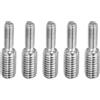 PATIKIL M5xM8x30mm Bullone a Doppia Estremità Filettata Vite Prigioniera, 5pz Acciaio Inossidabile 304 Adattatore Riduttore Filettato per Ferramenta per Mobili
