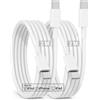 Jeenek Cavo USB C Ricarica per iPhone 16 15, 2Pack 2M Long Cavo USB C USB C Ricarica, 60W Cavi Ricarica Rapida Type C Cavetto 2M per Apple iPhone 16/16 Pro/16 Pro Max/15/15 Plus/15 Pro Max/iPad Pro