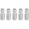 PATIKIL M8xM10x25mm Bullone a Doppia Estremità Filettata Vite Prigioniera, 5pz Acciaio Inossidabile 304 Adattatore Riduttore Filettato per Ferramenta per Mobili