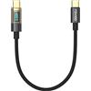 RAVIAD Cavo USB C USB C 100W Corto 50CM Cavo USB Type-C PD 5A Ricarica Rapida Cavo Tipo C con E-Mark Chip per iPhone 16/15 Pro Max, Samsung Galaxy S24/S23/S22, MacBook Air, Pad Pro, Google Pixel