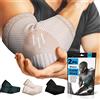 POWERLIX Gomitiera per Uomini/Donne (2 Pezzi) Supporto con Compressione per il Braccio per Tendinite, Gomito del Tennista/Golfista, Supporta le Maniche per la Protezione Durante lo Sport, Beige, S