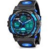 Dislocati Orologio Digitale Bambino, Regali per Bambini 5 6 7 8 9 10 Anni Maschio Orologio Contapassi Bambino Regali di Compleanno Giocattoli Bambini 4-9 Anni Orologio Sportivo Impermeabile