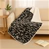 GX GARGIX Coperta in Pile, Plaid Caldo Invernale per Divano, Morbida Agnellato, Lavabile 200x200cm Varie Fantasie Inverno Autunno (DMO-6)