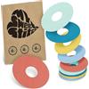 MySweetStitch - 10 x FreeStyle Libre 3 cerotti sensore, Ringpatch Ø 60mm, interno Ø 20mm, cerotto impermeabile, traspirante, delicato sulla pelle, Pastello
