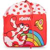 Franco Cosimo Panini PIMPA - Sacca Coulisse Ufficiale Pimpa, con Stampa e Spallacci in Tessuto Regolabili, Apertura Superiore e Aggancio per Portamonete, Idea Regalo per Bambini e Bambine, 33x36HX3 cm