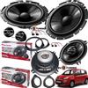 Pioneer - no hertz Kit 6 Casse Altoparlanti Pioneer 165 e 100mm Ant+Post per Fiat Panda dal 2012