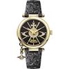 Vivienne Westwood - Orologio da polso, Donna, cinturino in pelle nera