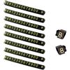 THXFUNAREA 8 Set Cubi Prezzo per Negozio, Display Prezzi Regolabili con Numeri 0-9, Etichette Prezzo per Vetrine e Esposizione, Contatore Prezzi Riutilizzabile Nero