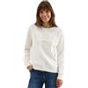 Cecil 3017255 Felpa con Wording, Rosso-Fiery Red, L Donna