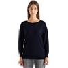 Cecil 3015530 Maglione con Dettagli strutturati, Urban Dark Blue, XS Donna