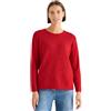 Cecil 3015484 Maglione Strutturato, Fiery Red Heather Melange, XS Donna