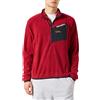 Great Escapes Pile Leggero Uomo Mezza Zip IRAZU, Red M