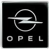 4R Quattroerre.it Stemma Adesivo 3D Quadrato Compatibile con Opel, Prodotto con Licenza (Nero)