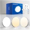 Homelist Luce LED Sottopensile con Telecomando, 3 Pezzi Luce Notturna Sensore Movimento LED Ricaricabile USB, Luci da Parete Interno per Scale, Camera da Letto, Cucine, Armadio, Soggiorno