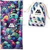 ALP & ACT Telo Mare XXL 200x90 cm - 100% microfibra riciclata - ULTRALEGGERO & asciugatura rapida - Asciugamano grande per vacanza, spiaggia e piscina - Telo bagno - multicolore
