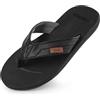 riemot Infradito Uomo Sandali Estivi Antiscivolo Scarpe da Spiaggia Morbide e Confortevoli nero 43 EU