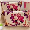 PETTI Artigiani Italiani - Coppia di Federe Cuscino 50x30 cm in Microfibra, Cuscini Arredo Camera da Letto, Divano, Salotto, Set 2 Fodere Copricuscino, Federa Floreale 7, 100% Made in Italy