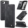 Azororo Cover per iPhone 16E 5G, Premium PU Pelle Custodia, Magnetica Carta Fessura Portafoglio Case, Flip Cavalletto Custodia per iPhone 16E - Nero
