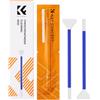 K&F CONCEPT 5 PCS Kit di Pulizia del Sensore APS-C Frame 16mm 2 in 1 | 2 in 1 per Sensore e Mirino, Tamponi in Microfibra Confezionati Sottovuoto MA01