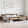 vidaXL Giroletto Marrone Miele in Legno Massello di Pino 200x200 cm