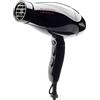 GAMMAPIU' Asciugacapelli Professionale Relax Silent Ionic Nero, Phon per Capelli, Leggero e Bilanciato, Silenzioso, Potente, Griglia Rivestita in Argento, Alte Prestazioni, W 1800-2100