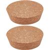 OLYCRAFT 2pz Tappi per Bottiglia di Sughero in Legno 12x10.5x3cm Tappo di Sughero Conico in Legno Sughero in Legno Coperchi per Bottiglia Tappi di Sughero Tappi per Vino Barattolo