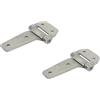 cyclingcolors 2x leva di chiusura per cerniera rimorchio trattore auto, 132 mm