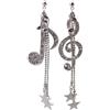 Miniblings clef star della musica orecchini d'oro chiave di violino - moda orecchini gioielli fatti a mano inserisco orecchini