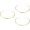 VALICLUD 3 Pz Collare in Acciaio Inox Collana D'oro Da Donna Collana D'oro Per Le Donne j Da Donna Collare Girocollo Per Le Donne Gioielli Acciaio Inossidabile Golden