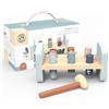 Speedy Monkey SP1014 - Panca a Martello, 21,7 x 9,5 x 11 cm, Giocattolo in Legno per Bambini, con Cura, Ottima Idea Regalo