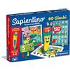 Clementoni Sapientino - La Penna Parlante 60 Giochi, Gioco Educativo con Puzzle e Schede Illustrate per Imparare Alfabeto, Numeri e Logica, Made in Italy, Lingua Italiana, Bambini 3-5 Anni, 16494