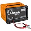 BETA 1498/PR17 - Caricabatterie Tradizionale 12/24V per Batterie al Piombo, Semiprofessionale con Protezioni e Amperometro Integrato